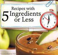 5 Ingredients of less